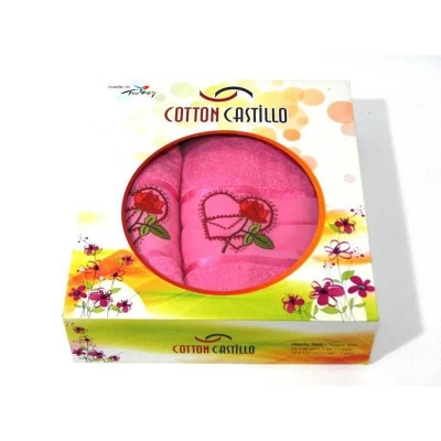 Набор полотенец Cotton Castillo двойка (л + б) Набор полотенец Cotton Castillo двойка (л + б)