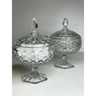 Сахарница с крышкой «Тау» Helios под хрусталь, высота 25см ширина 16см