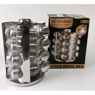 Набор ёмкостей для специй на подставке (16 шт.) Edenberg ЕВ-4022 Набор ёмкостей для специй на подставке (16 шт.) Edenberg ЕВ-4022