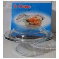 Кастрюля с крышкой (2,5 л) Стекло А-Плюс 1081