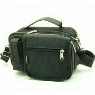 Барсетка с карманом для телефона на плечо Wallaby 2426, цвет черный и хаки