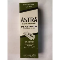 Лезвия для бритвы "Astra" Platinum, уп. 20х5шт