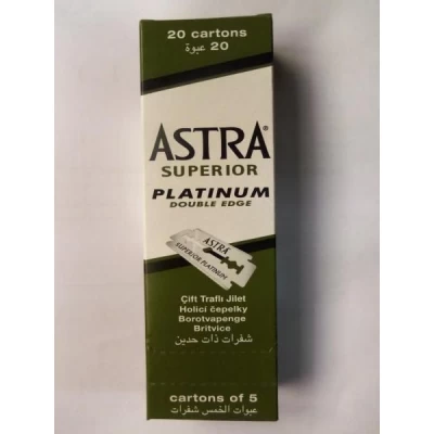 Лезвия для бритвы "Astra" Platinum, уп. 20х5шт