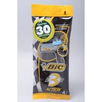 Одноразовые бритвы "Bic" Bic-3, упаковка 4шт., Греция.
