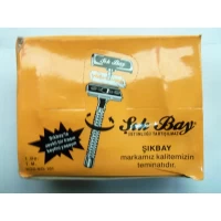 Станки для бритья Sik Bay пластмассовые, в упаковке 24шт.
