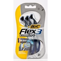 Станок для бритья «BIC» (одноразовый, серия Flex 3 Comfort, уп. 3 шт, Греция)