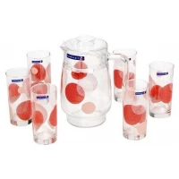 Набор для воды 7 пр. Constellation Red Luminarc G8277