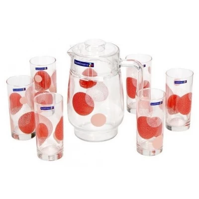 Набор для воды 7 пр. Constellation Red Luminarc G8277