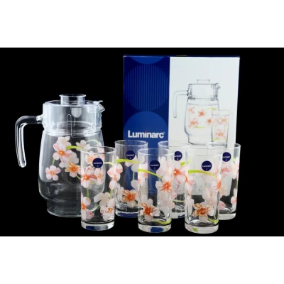 Набор LUMINARC Кувшин +6 Стаканов "Sweet Impession" (N0828)
