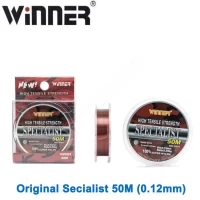 ЛЕСКА 50 МЕТРОВ ЛЕСКА WINNER ORIGINAL SPECIALIST №0501 50М 0,12ММ