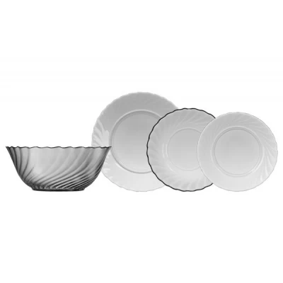 Сервиз LUMINARC TRIANON GRAPHITE /19 пр. N5755