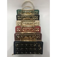 Кошелёк женский из кожзаменителя (21.5х11х3.2; цвет и принт: в ассортименте)