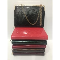 Сумочка женская лаковая (21.1х15х3; цвет и принт: в ассортименте)