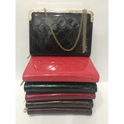 Кошелёк женский лаковый (21.1х15х3; цвет и принт: в ассортименте)