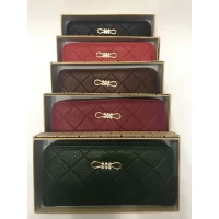 Кошелёк женский из кожзаменителя (19.7х9.5х3.2; цвет и принт: в ассортименте)