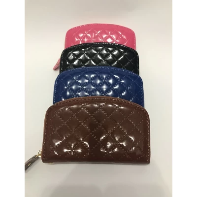 Кошелёк женский лаковый (14.5х8.7х2.5; цвет и принт: в ассортименте)