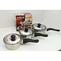 Набор ковшей (3 шт.) c крышками A-PLUS 0776 