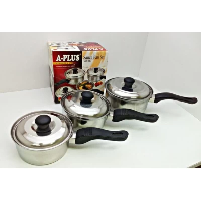 Набор ковшей (3 шт.) c крышками A-PLUS 0776