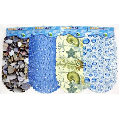 Коврик в ванную на присосках Галька Коврик в ванную на присосках Галька