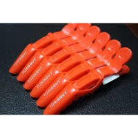 Зажимы парикмахерские для волос с фиксатором "Tony&Guy" 6шт