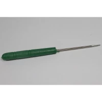Шило без крючка с обычной пластмассовой ручкой 12.5см