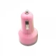 Зарядка автомобильная (2 USB 2.1A/1A) разные цвета