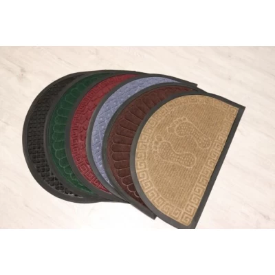 Коврик входной с бортом полукруглый 45*75 см Коврик входной с бортом полукруглый 45*75 см