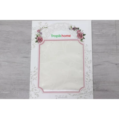 Скатерть на прямоугольный стол Джаккард 120x160 см, водоотталкивающая Скатерть на прямоугольный стол Джаккард 120x160 см, водоотталкивающая