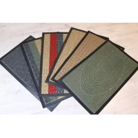 Коврик придверный с бортом грасс 45*75 см