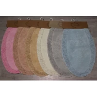 Коврики для ванной из хлопка 60x100 овальные