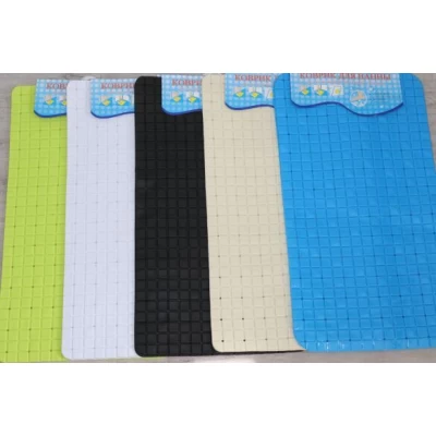 Резиновые коврики в ванную с присосками клетка Резиновые коврики в ванную с присосками клетка