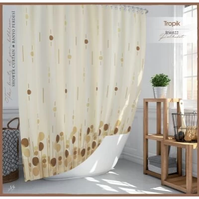 Штора для ванной 240x200 Тропик, рисунки в ассортименте Штора для ванной 240x200 Тропик, рисунки в ассортименте