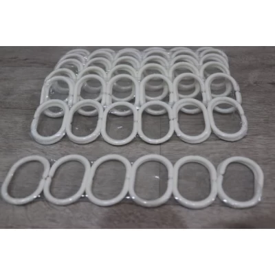 Кольца для штор белые 12 шт Кольца для штор белые 12 шт