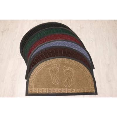 Коврик входной с бортом полукруглый 60*90 см Коврик входной с бортом полукруглый 60*90 см