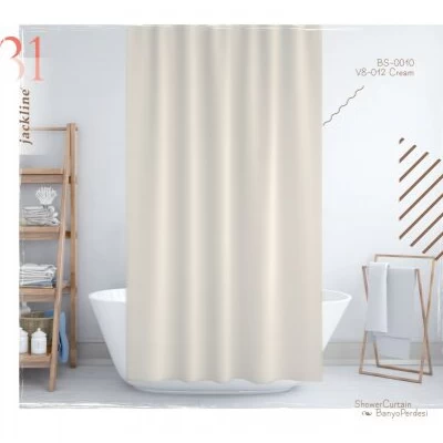 Штора для ванной Тропик 180*200 см, однотонная, цвета в ассортименте Штора для ванной Тропик 180*200 см, однотонная, цвета в ассортименте