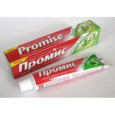 ЗУБНАЯ ПАСТА С ЭКСТРАКТОМ ТРАВ DABUR PROMISE 100Г ЗУБНАЯ ПАСТА С ЭКСТРАКТОМ ТРАВ DABUR PROMISE 100Г