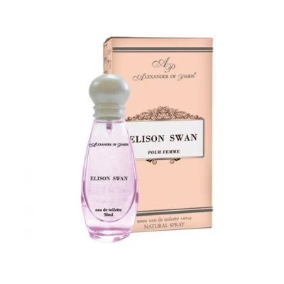 ТУАЛЕТНАЯ ВОДА ДЛЯ ЖЕНЩИН ALEXANDER OF PARIS ELISON SWAN 50МЛ