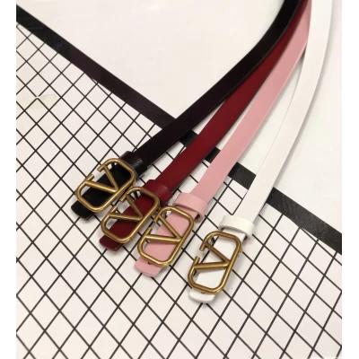 Кожаный женский ремешок, ширина 1,5 см