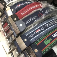 Ремень джинсовый тканевой брендовый, большой ассортимент