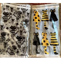 Полотенце для кухни "Коты", размер 25х50 см