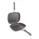 Сковорода 32 см двойная ручка мраморное покрытие A-PLUS 1502