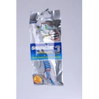  Набор одноразовых станков для бритья Super Max ultimate 3 (4 шт) Индия 