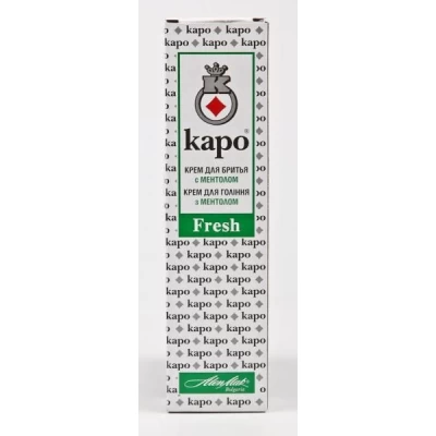 Крем для бритья «Kapo» (100 мл, с ментолом, Болгария)