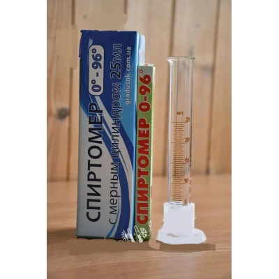 Спиртомер с мерным цилиндром 0.25 мл