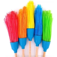 Метла полипропиленовая круглая «Люкс» с черенком (Зита, Харьков)