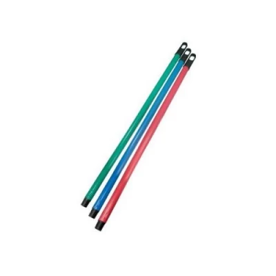 Кий для щетки металлический 110 см Черенок для щетки с резьбой деревянный