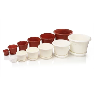 Горшок для цветов Ø 300 мм с подставкой 12 литров (Юнипласт) Горшок для цветов Ø 300 мм с подставкой 12 литров (Юнипласт)