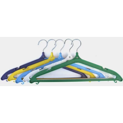 Плечики №2 стандартные цветные. Металлический крючок. 10 шт Плечики №2 стандартные цветные. Металлический крючок. 10 шт