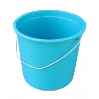 Ведро полиэтиленовое 17 литров цветное с металлической ручкой (ПолимерАгро)