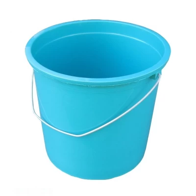Ведро полиэтиленовое 17 литров цветное с металлической ручкой (ПолимерАгро)